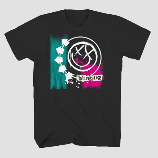 Men's Blink-182 Short Sleeve Graphic T-Shirt - Black image {3}
