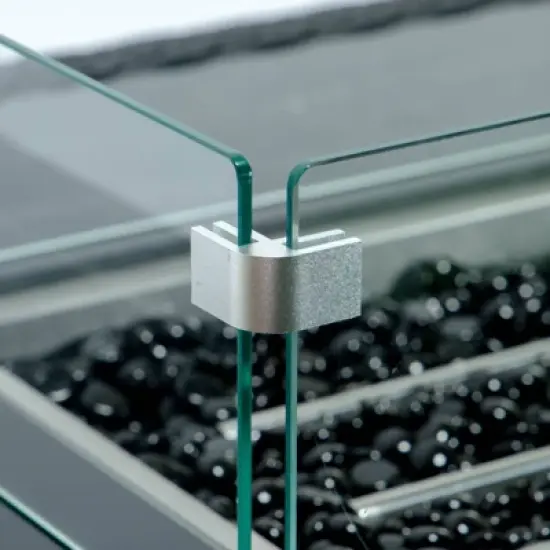 LeisureMod Mace Wicker Modern Patio Propane Fire Pit Table &ndash; Outdoor Heating Table for Patio, Deck, Balcony, Backyard, Garden, and Poolside Spaces image {14}