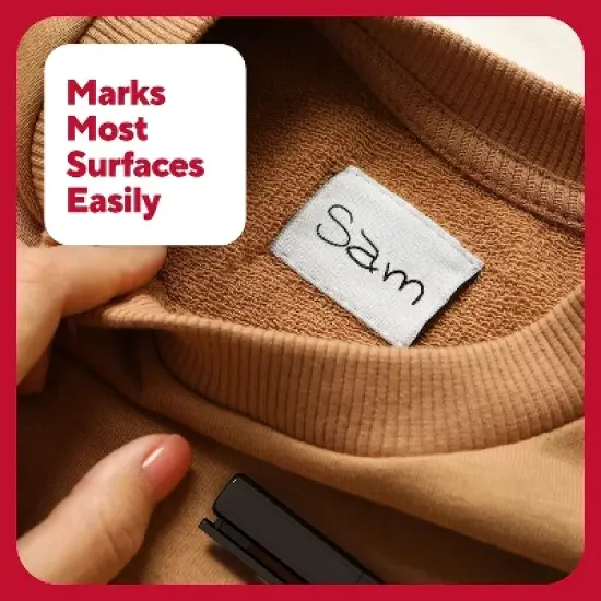 TRU RED Pen Permanent Markers Ultra Fine Tip Blk 5/Pack TR54525 image {5}