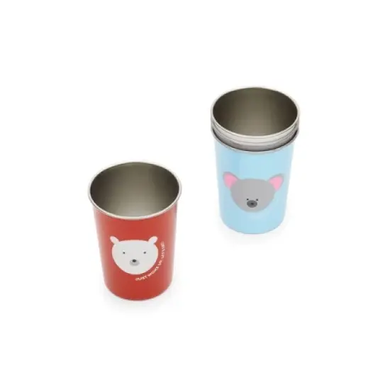 Red Rover 10oz 4pk Stainless Steel Kids Animal Tumbler Cups image {1}