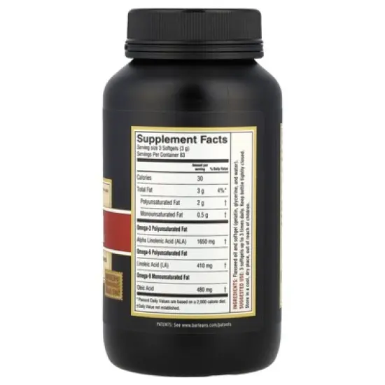 Barlean's Fresh Flax Oil, 250 Softgels image {1}