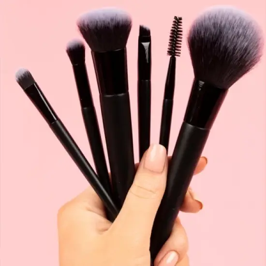 MCoBeauty Everyday Essentials Set - Makeup Brush Set - 6 pc image {2}