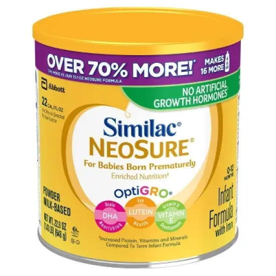 Similac Neosure Powder Infant Formula - 22.8oz image {3}