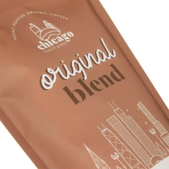 Chicago French Press Original Blend Medium Roast Coffee - 8oz image {2}