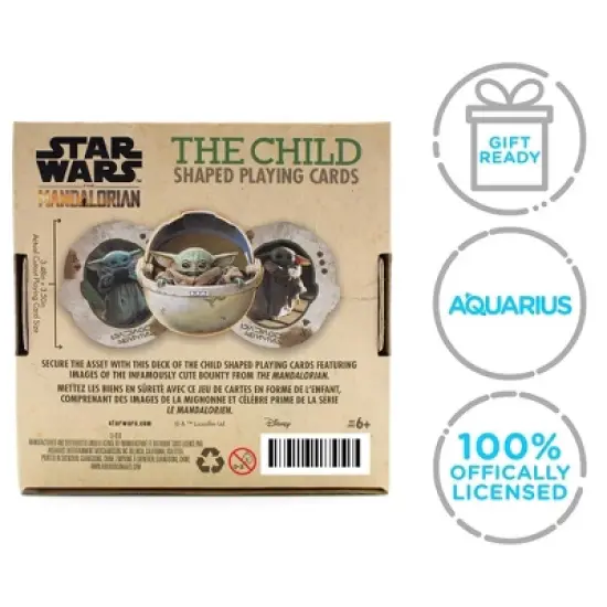 Aquarius Puzzles Star Wars The Mandalorian The Child Shaped Playing Cards image {5}
