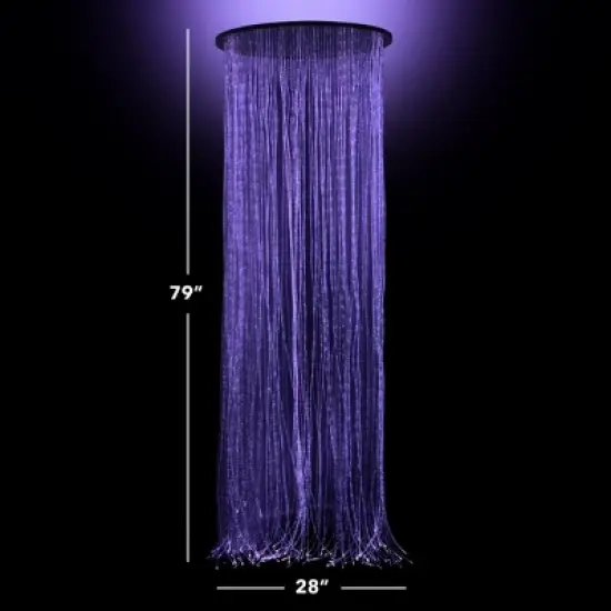 Round Fiber Optic Curtain - 100 Strands image {6}