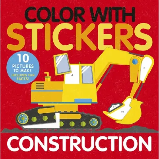 Color with Stickers: Construction - by  Aimee Knight (Paperback) image {1}