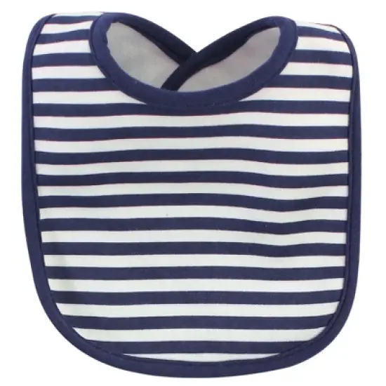 Hudson Baby Infant Boy Cotton Bibs 10pk, Handsome As A Prince, One Size image {7}