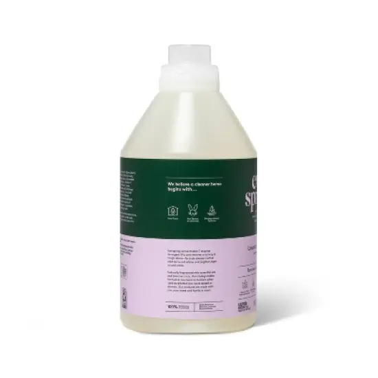 Lavender & Bergamot Liquid Laundry Detergent - 100 fl oz - Everspring&trade; image {3}