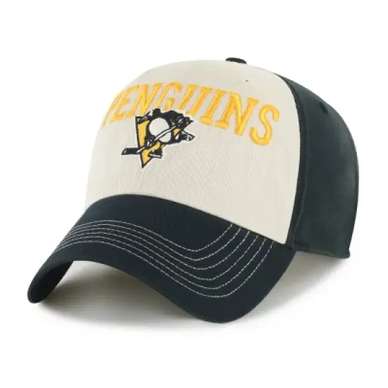 NHL Pittsburgh Penguins Sprague Hat: Cotton Twill, Adjustable Strap, Team Logo Design image {3}