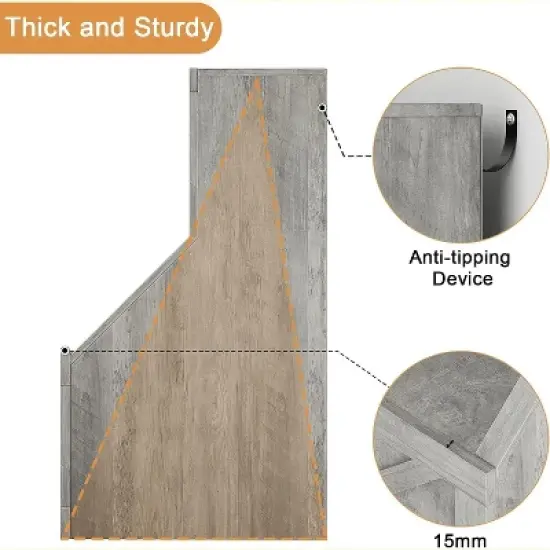 Wooden Kids Bookshelf & Toy Organizer with Large Cubbies for Playroom, Bedroom & Classroom image {2}