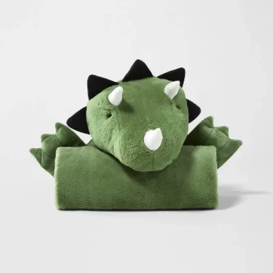 Dinosaur Kids' Hooded Blanket - Pillowfort&trade; image {2}