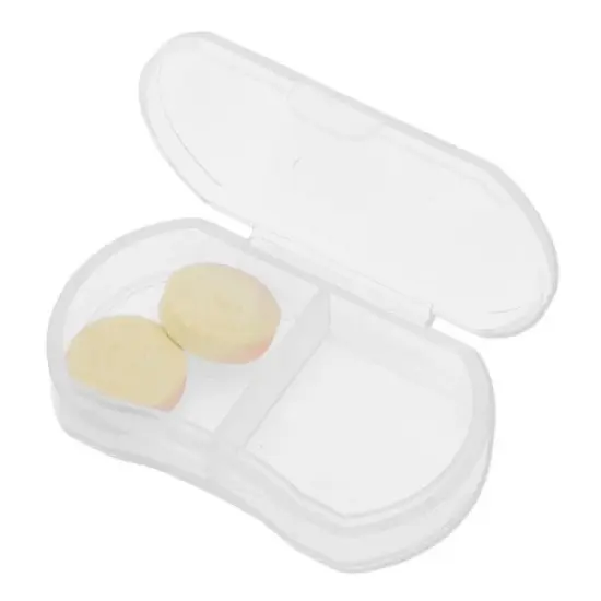 Unique Bargains 2 Grid Portable Mini Pill Case 1 Pc image {5}
