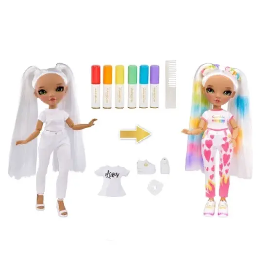 Rainbow High Color & Create DIY Fashion Doll - Green Eyes/Straight Hair image {1}