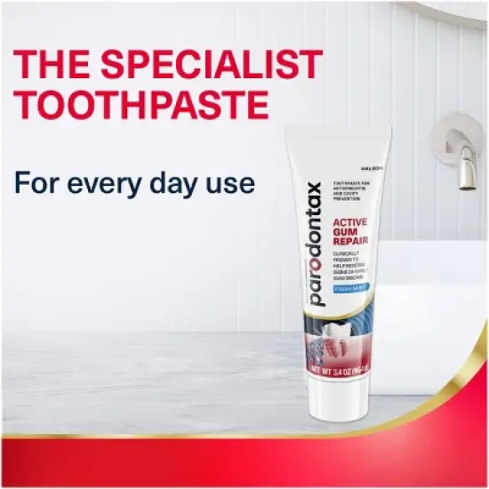 Parodontax Active Gum Repair Toothpaste - Fresh Mint - 3.4oz image {9}