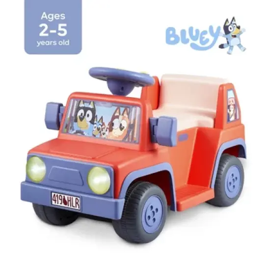 Bluey Ride On Car - Electric Car for Kids with Sound Effects & Music image {1}