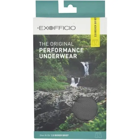 ExOfficio Give-N-Go 2.0 Boxer Briefs - Black image {1}