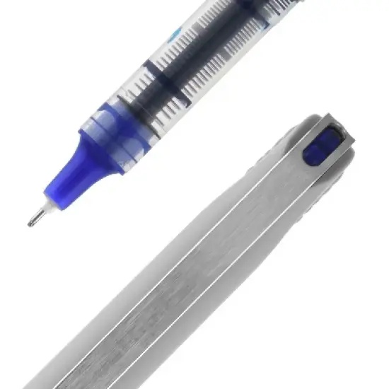 uni-ball uniball Vision Needle Rollerball Pens Fine Point 0.7mm Blue Ink Dozen (1734904) image {1}