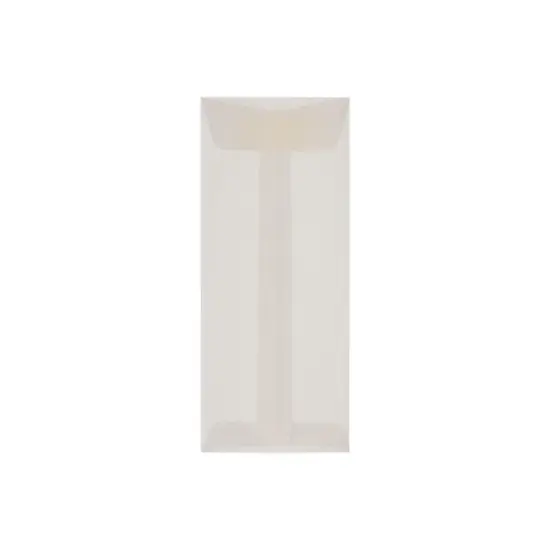 JAM Paper #10 Policy Business Translucent Vellum Envelopes 4.125 x 9.5 Clear 900828258I image {4}