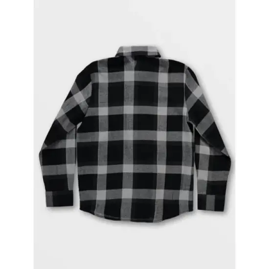 Volcom Boys Curwin Long Sleeve Flannel Shirt image {1}
