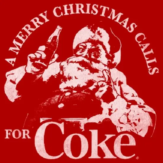 Men's Coca Cola Merry Christmas T-Shirt image {1}