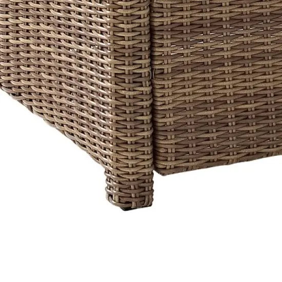 Bradenton 5pc Outdoor Wicker Seating with Fire Table - Crosley
 image {9}