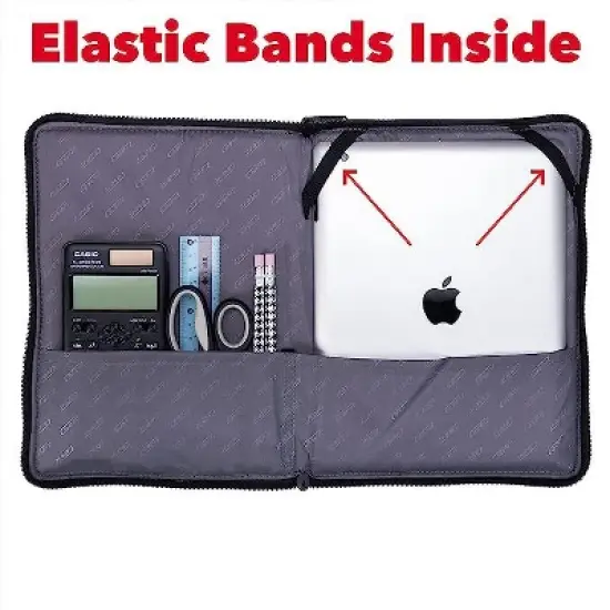 Case It Tablet Binder Accessory Fits Any Standard 3 Ring Letter Size Binder, Zipper Closure image {2}