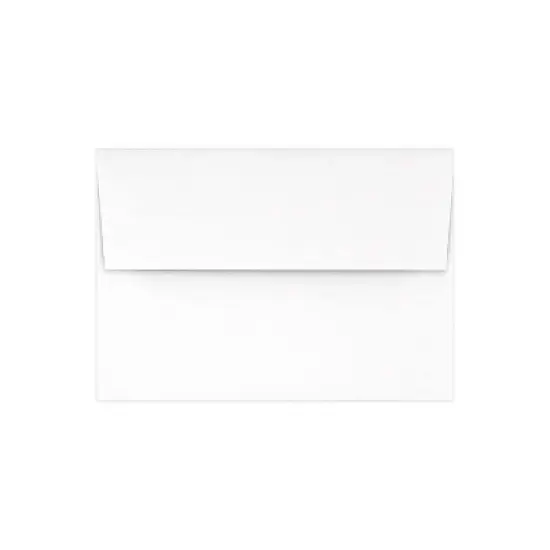 LUX A1 Invitation Envelopes (3 5/8 x 5 1/8) 50/Pack Brilliant White - 100% Cotton (4865-SBW-50) image {2}
