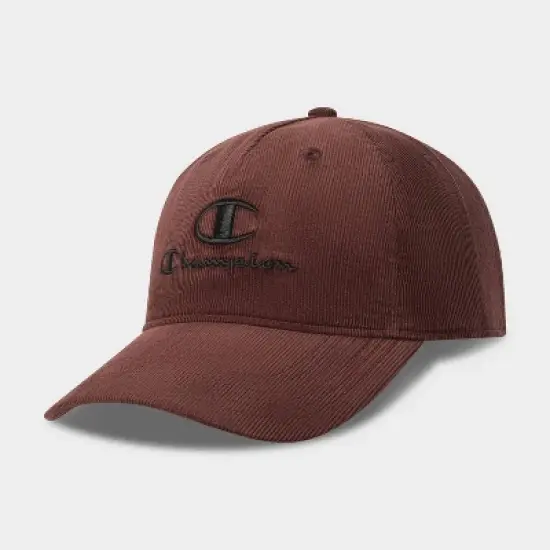 Champion Adult Hobby Corduroy Baseball Hat - Ruby image {3}