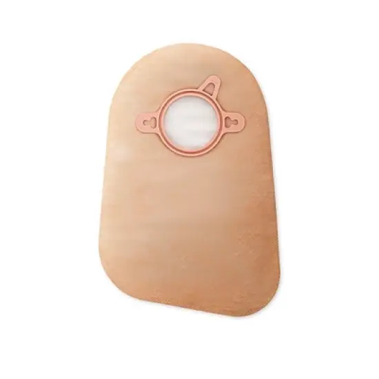 New Image Closed End 9"L 2pc System Ostomy Pouch 1.75" Flange 18372, 60 Ct image {1}