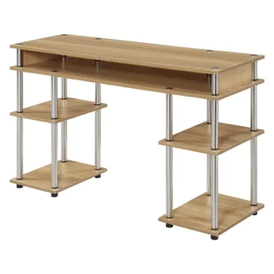 Designs2Go No Tools Student Desk with Shelves - Breighton Home image {5}