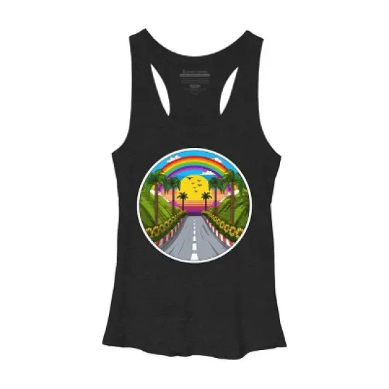 Women's Design By Humans Summer Road Trip By underheaven Racerback Tank Top image {2}