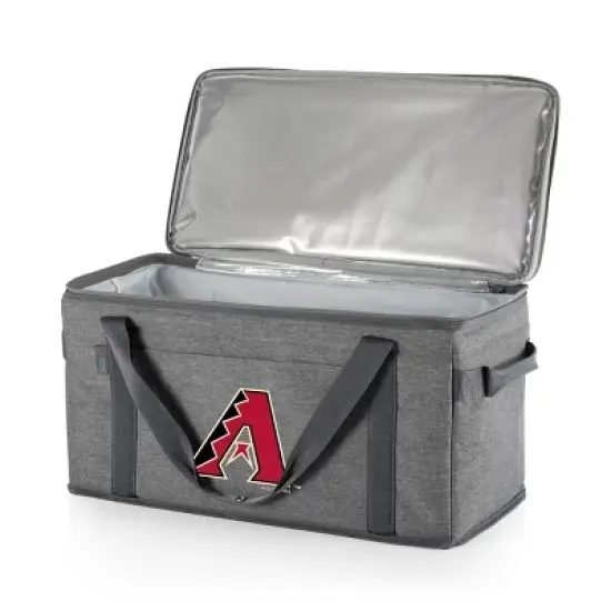 MLB Arizona Diamondbacks 64 Can Collapsible Cooler - Heathered Gray image {1}