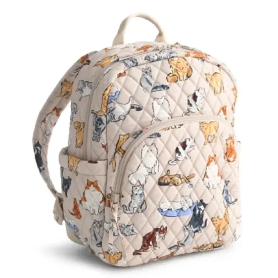 Vera Bradley Women's Outlet Cotton Essential Small Backpack image {3}
