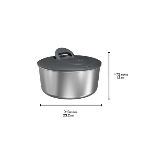 Zyliss Easy Spin Salad Spinner Stainless Steel image {3}