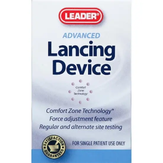 Leader Advanced Lancing Device,  Glucose Testing 1 ct image {3}