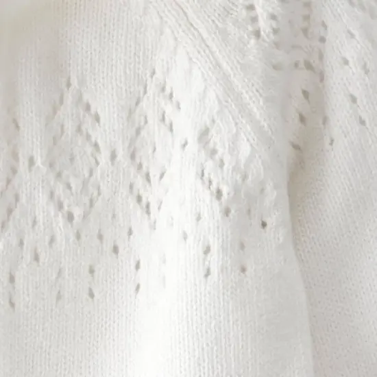 Little Planet by Carter&rsquo;s Baby Hooded Knit Sweater - White image {2}