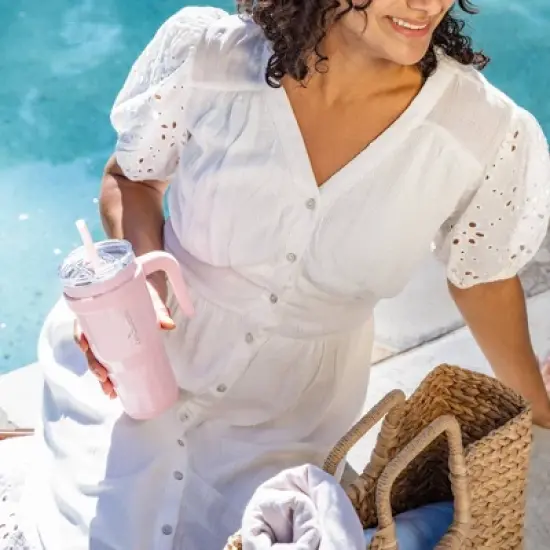 Reduce 24oz Cold1 Vacuum Insulated Stainless Steel Straw Tumbler Mug image {8}