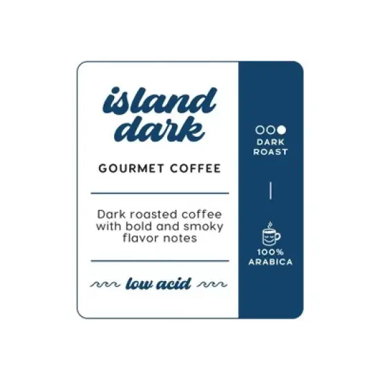 Manatee Gourmet Coffee Island Dark Blend Dark Roast Ground Coffee - 12oz image {1}