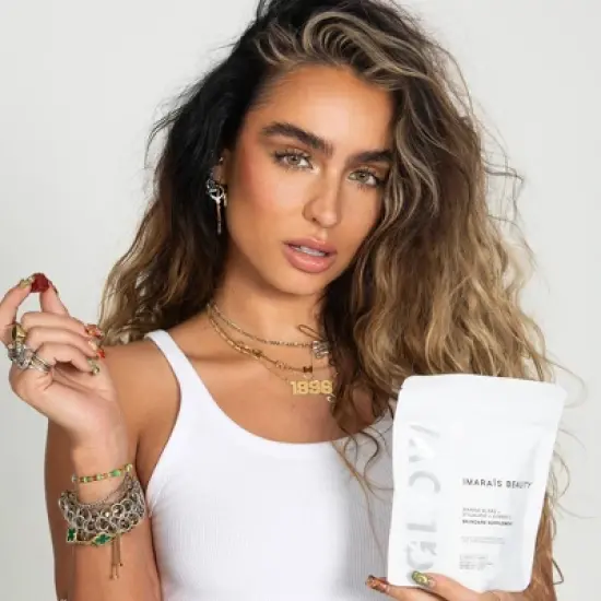 Imarais Beauty Glow Skincare Gummies for Hydration, Collagen Boosting - Vegan and Sugar-Free - 30ct image {7}