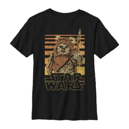 Boy's Star Wars Wicket Ewok Stripes T-Shirt image {3}