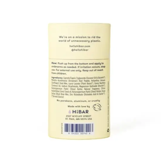 HiBAR Solid Deodorant - Lavender + Jasmine - 2.25oz image {6}