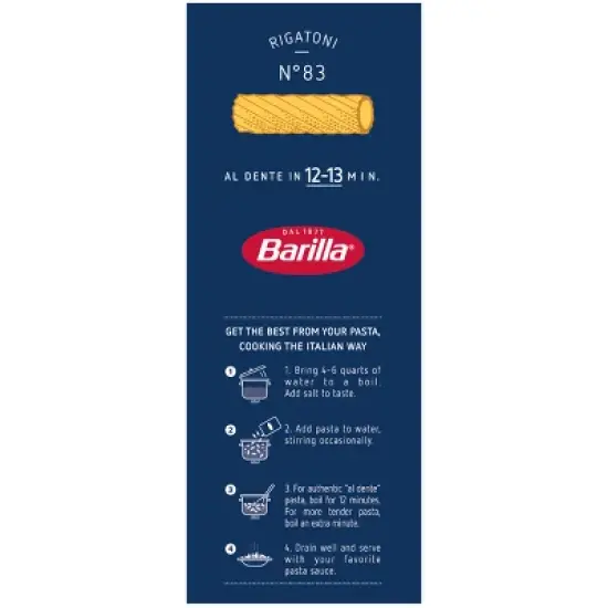 Barilla Rigatoni Pasta - 16oz image {7}