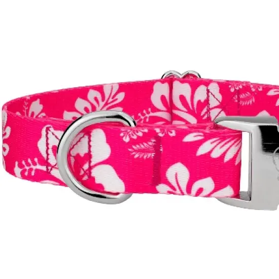 Country Brook Petz Premium Pink Hawaiian Dog Collar and Leash image {4}