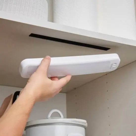 Wrap-It 15' x 1" Stick 'Em Adhesive Back Hook and Loop Roll: Cable & Cord Organizer, Cable Wrap, Black, 2-Year Warranty image {1}