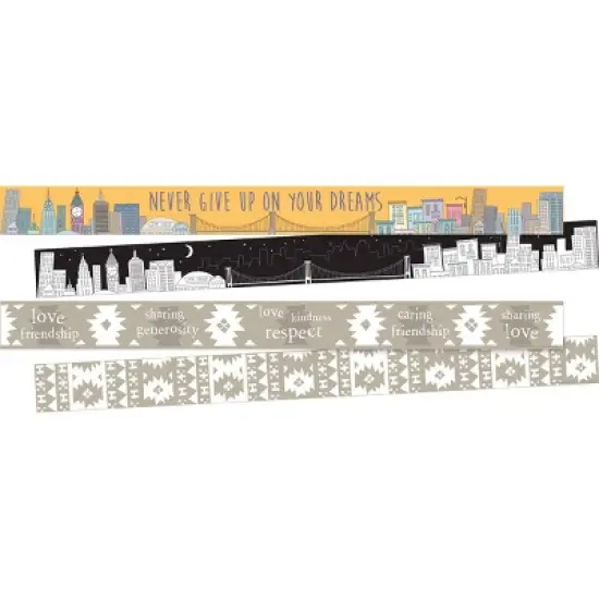 2pk City Skyline Double-Sided Classroom Borders - Barker Creek image {4}