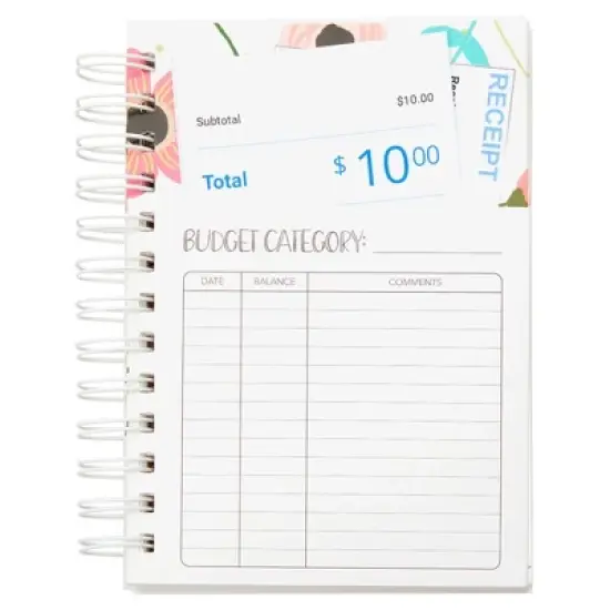 Paper Junkie Floral Monthly Budget Planner, Bill Organizer with 24 Pockets, Debt Payoff Tracker, Payment Checklist, 5 x 7 in image {5}