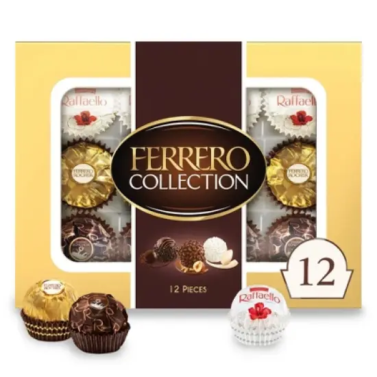 Ferrero Rocher Collection Assorted Chocolates Candy Variety Pack - 4.6oz image {5}