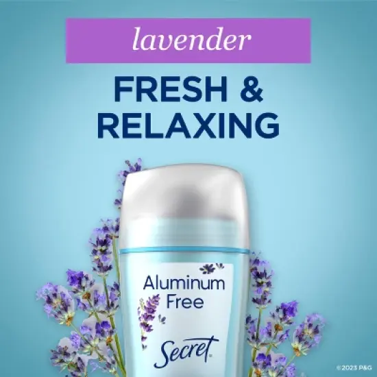 Secret Solid Deodorant for Women - Lavender - Aluminum-Free 2.4oz image {1}