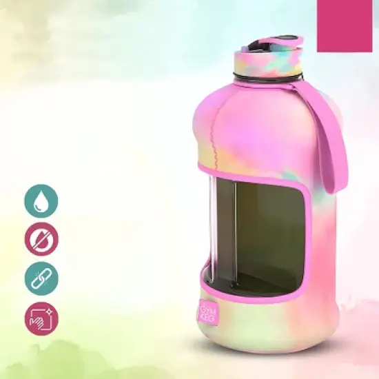 THE GYM KEG 2.2L Reusable Drinking Water Bottle - Multicolored image {1}